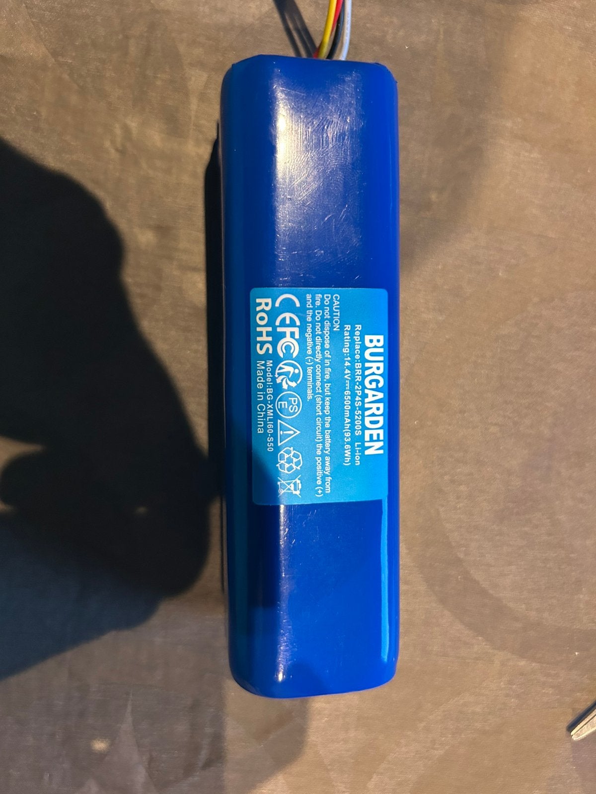 Burgarden batterij, Audio, Tv en Foto, Accu's en Batterijen, Ophalen, Zo goed als nieuw