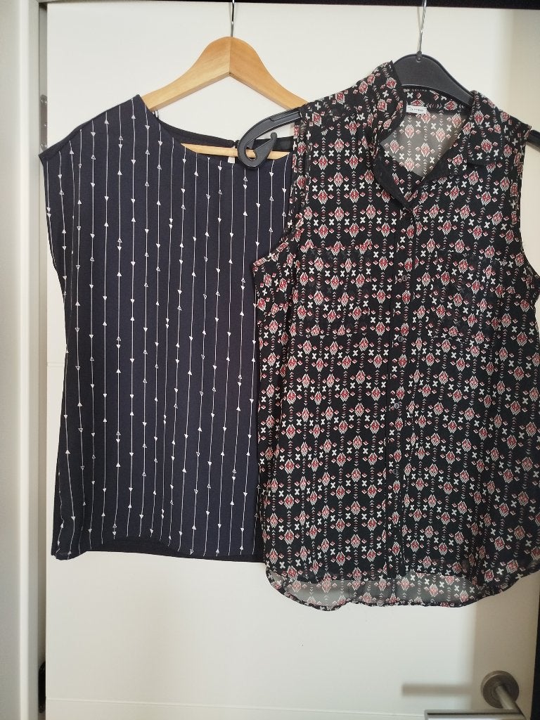 2 chemisiers, Enlèvement ou Envoi, WE, Taille 36 (S), Comme neuf