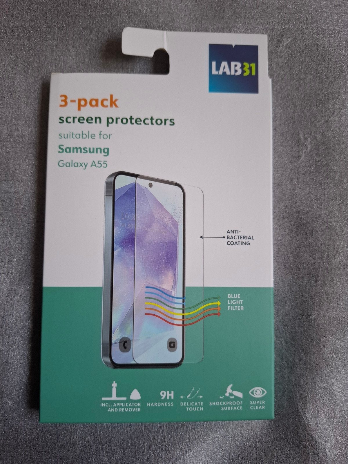 3 pack Protection Verre trempé resistant samsung a55, Enlèvement ou Envoi, Neuf, Protection, Samsung