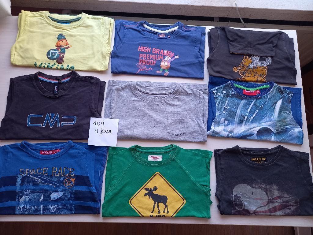 Nieuwstaat, pakket jongenskledij longsleeves maat 104 jongen, Ophalen of Verzenden, Zo goed als nieuw, Shirt of Longsleeve, JBC.
