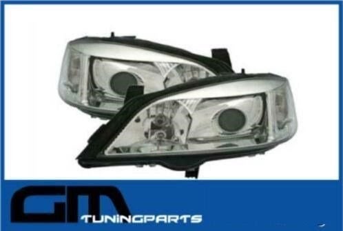 # Xenon look koplampen opel astra G chroom # PLUG & PLAY, Auto-onderdelen, -, -, Opel, Nieuw