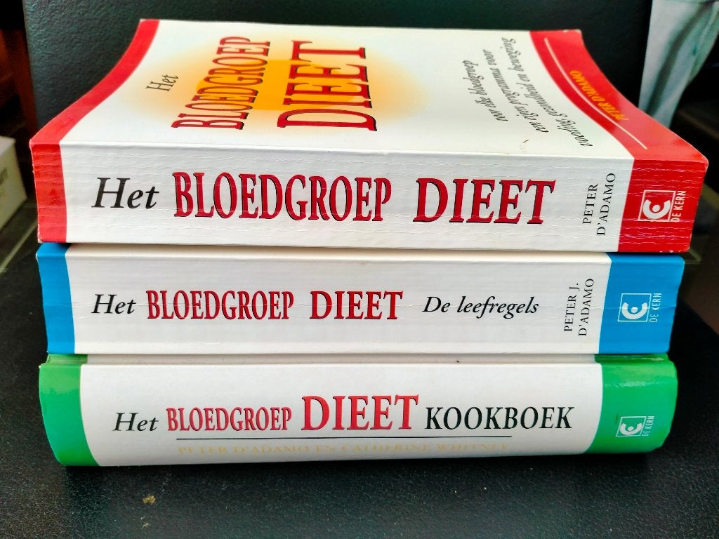 Het bloedgroepdieet + De leefregels + Kookboek, Boeken, Gezondheid, Dieet en Voeding, Gelezen, Dieet en Voeding, Peter D'Adamo