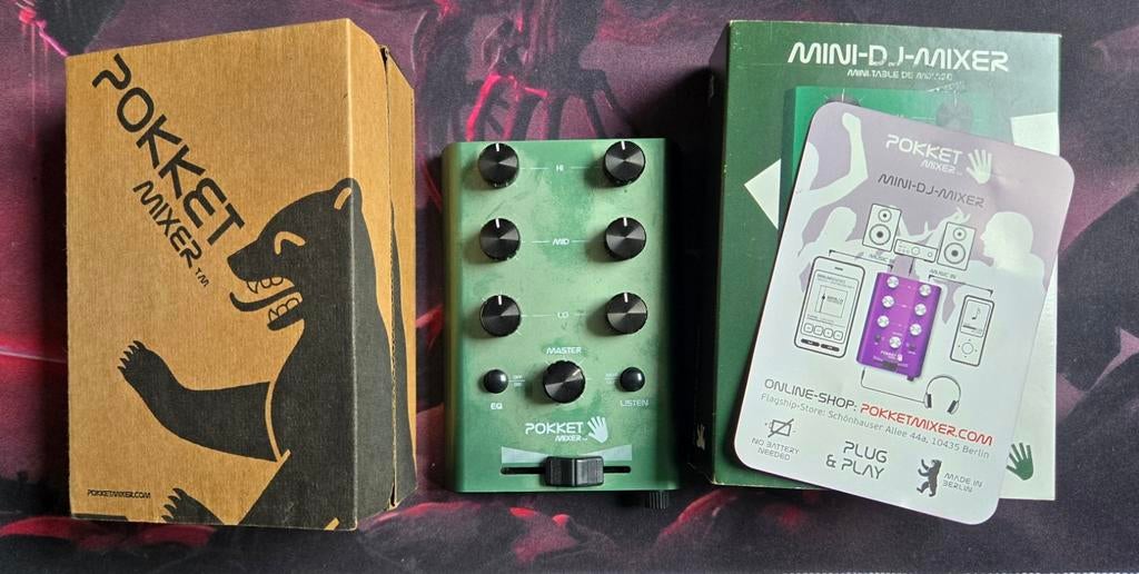 Mini dj mixer, Ophalen
