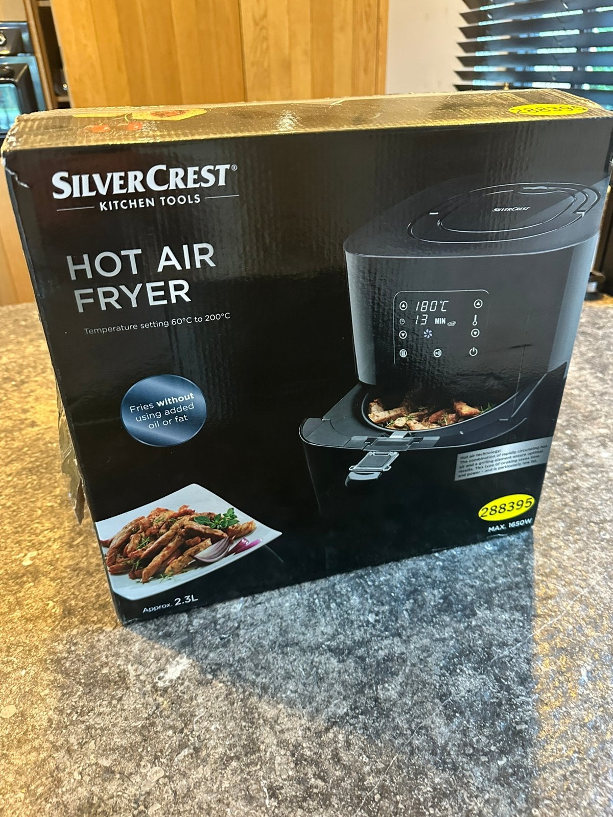 Friteuse à air Silvercrest, Electroménager, Enlèvement, Comme neuf, Friteuse à air