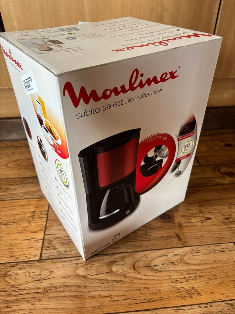 Moulinex koffiezet nieuw, Elektronische apparatuur, Koffiezetapparaten, Ophalen, Zo goed als nieuw