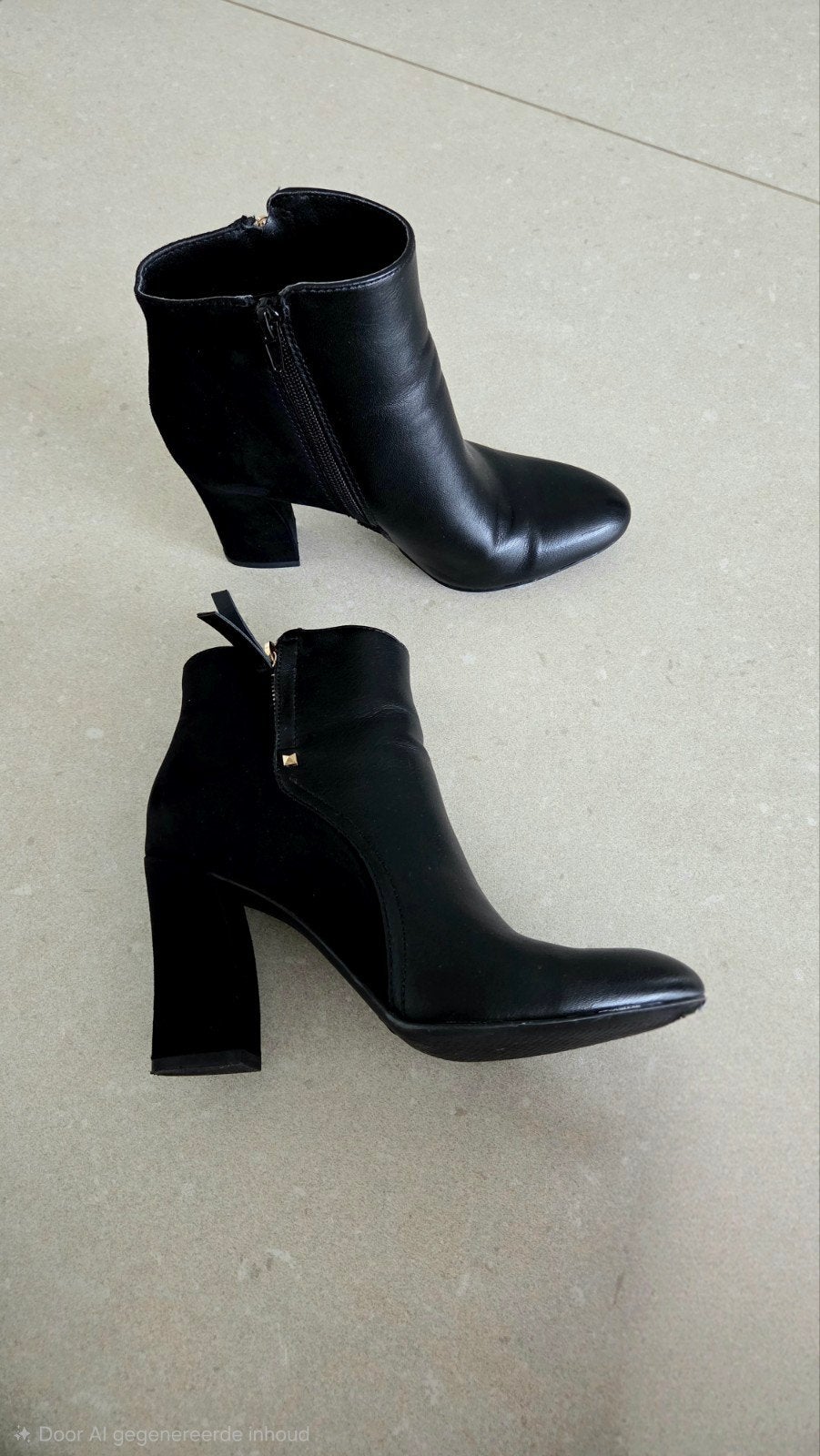 Enkellaarsjes / boots - maat 38 - merk Graceland, Enlèvement ou Envoi, Comme neuf, Noir, Boots et Botinnes