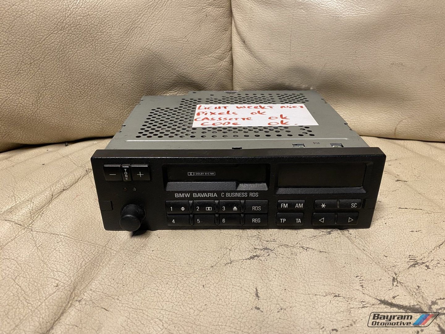 Bmw radio cassettespeler Bavaria c business rds E30 E36 E34, Enlèvement ou Envoi, -, -, -