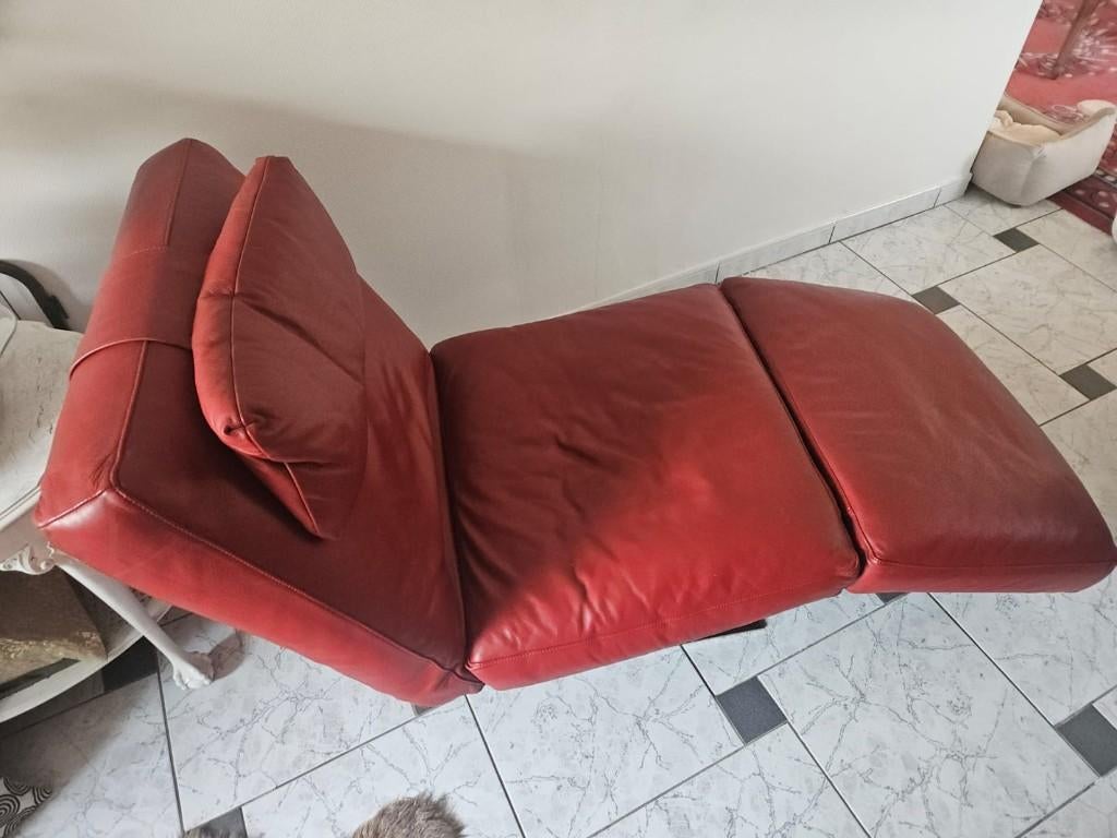 Natuzzi loung, Ophalen, Gebruikt, Leer
