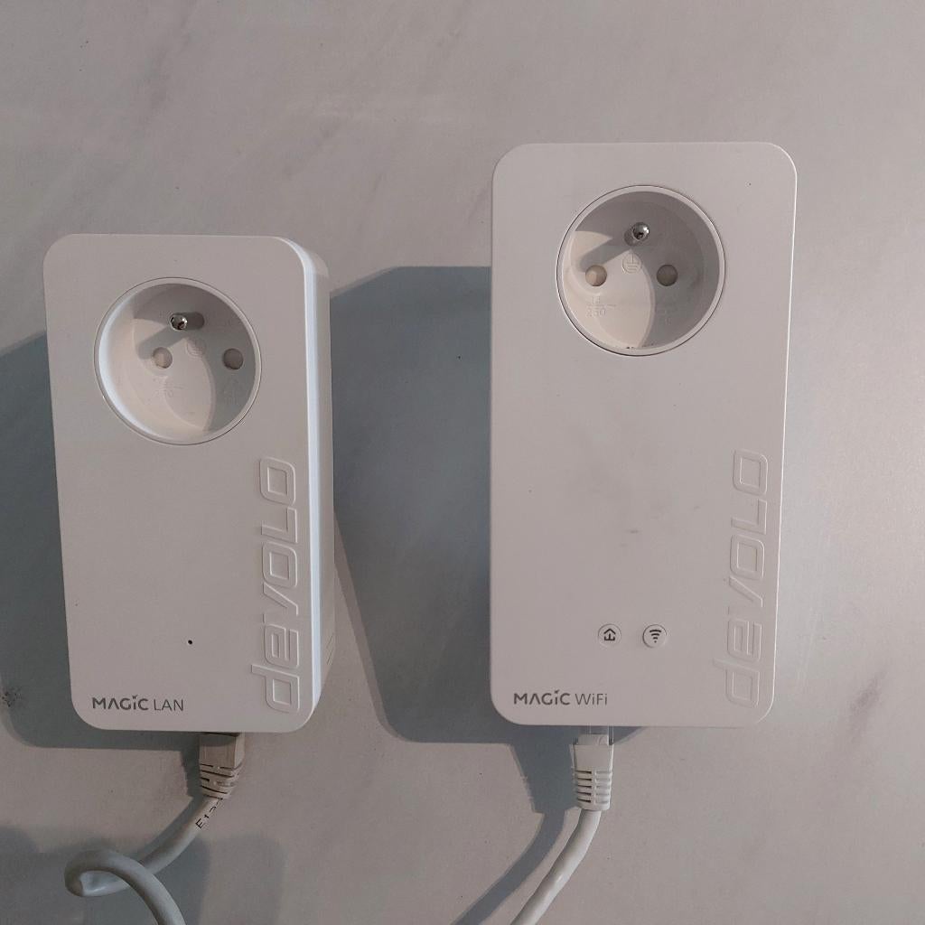 Powerline adapter (set) DEVOLO, Informatique & Logiciels, Adaptateurs powerline, Enlèvement, Comme neuf, Devolo