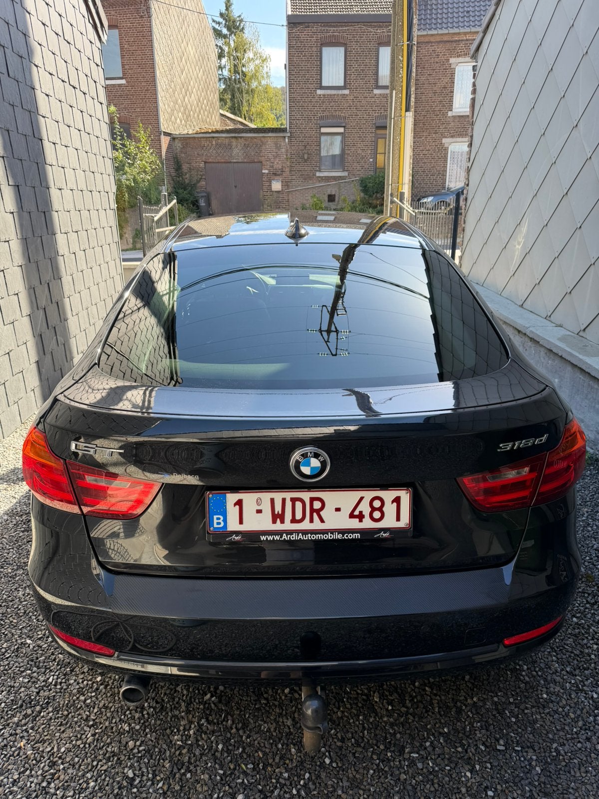 Bmw serie 3 GT 2015, Euro 5, Zwart, Zwart, Leder
