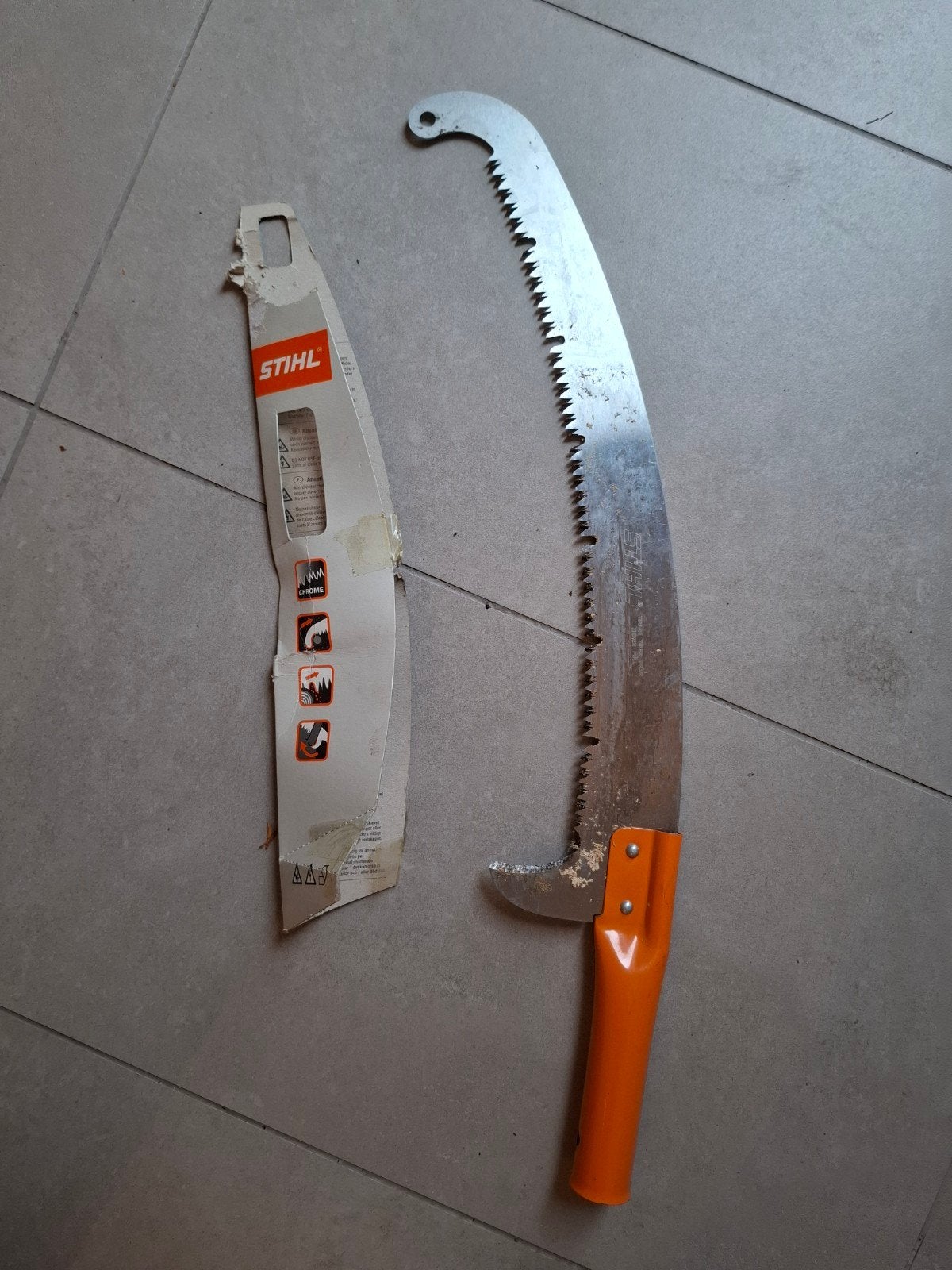 boomzaag telescoopzaag, Tuin en Terras, Ophalen, Gebruikt, Takkenzaag, Stihl