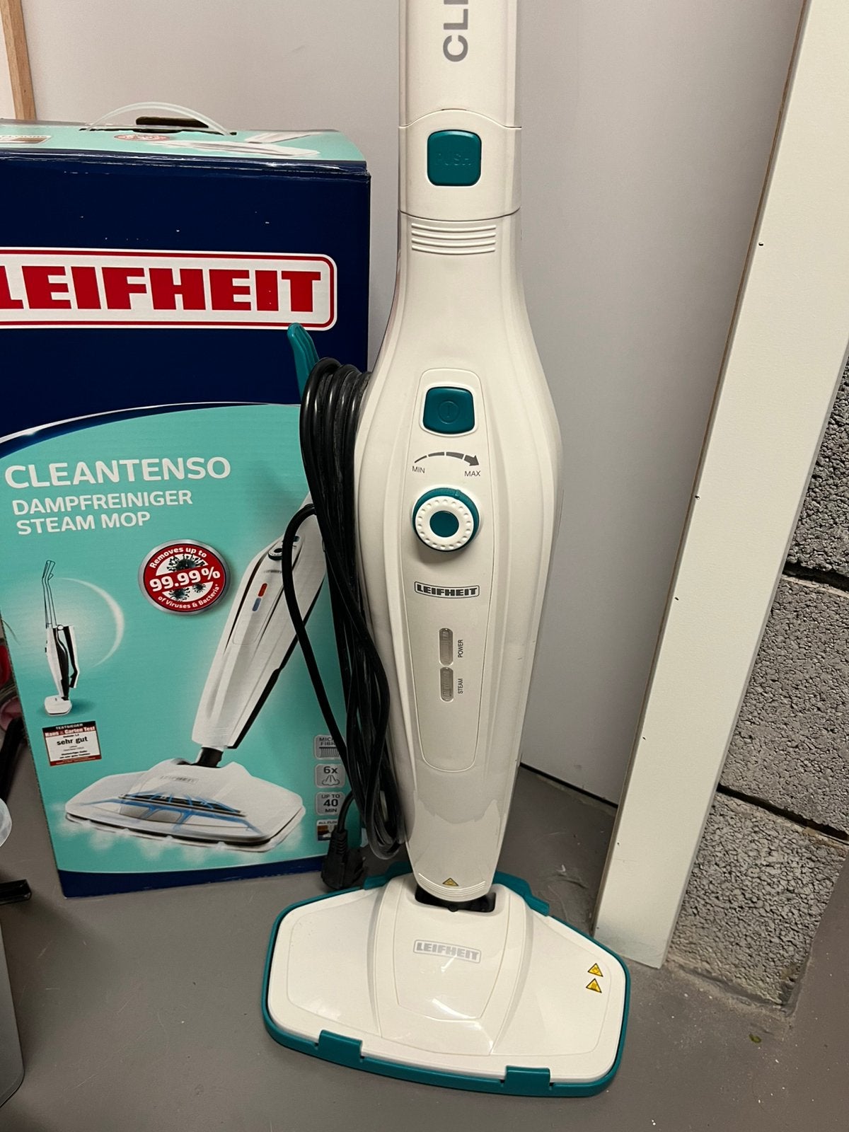 Leifheit CleanTenso Stoomreiniger, Electroménager, Vapeurs, Comme neuf, Nettoyeur à vapeur, Enlèvement