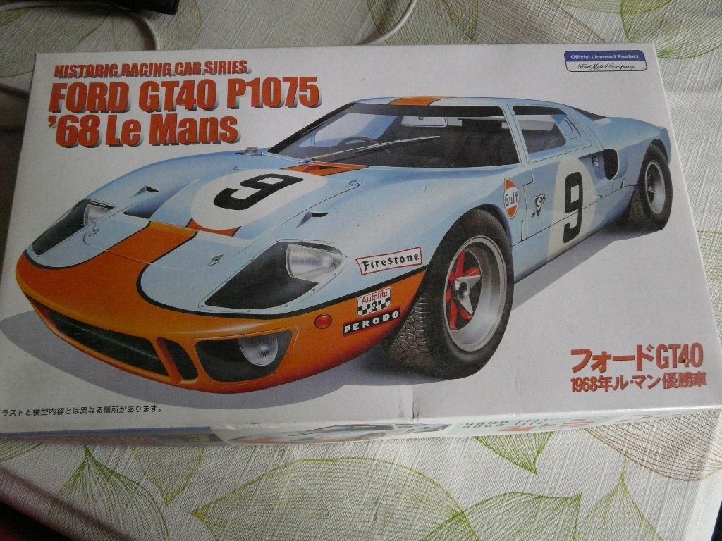 FORD GT 40 P1075 68 LE MANS FUJIMI 1/24, Hobby & Loisirs créatifs, Modélisme | Voitures & Véhicules, Voiture, Plus grand que 1:32