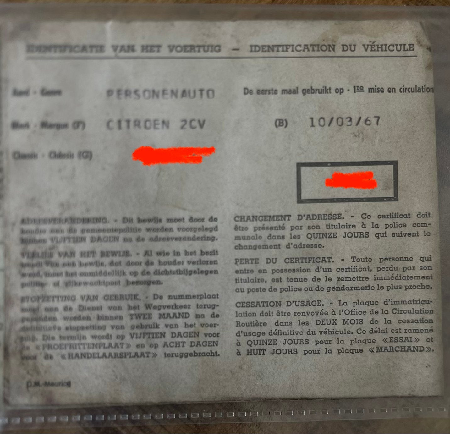 2cv 10/03/1967 Vorst België, foto 12
