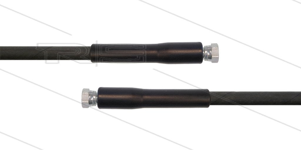 Hogedrukslang 1/4 inch Zwart 15m met Wartels, Verzenden