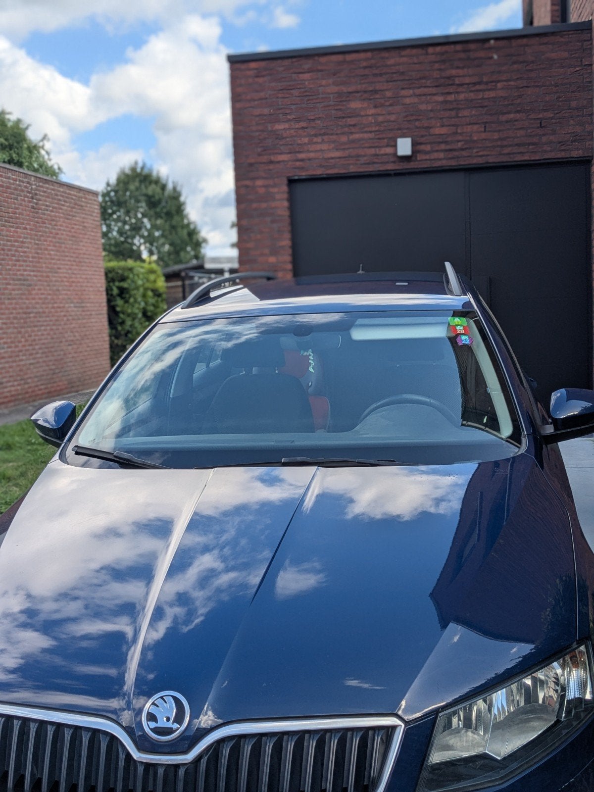 Skoda Octavia SW 1.0 TSI Ambition, Auto's, Dealer onderhouden, 1700 kg, Blauw, Leder en Stof