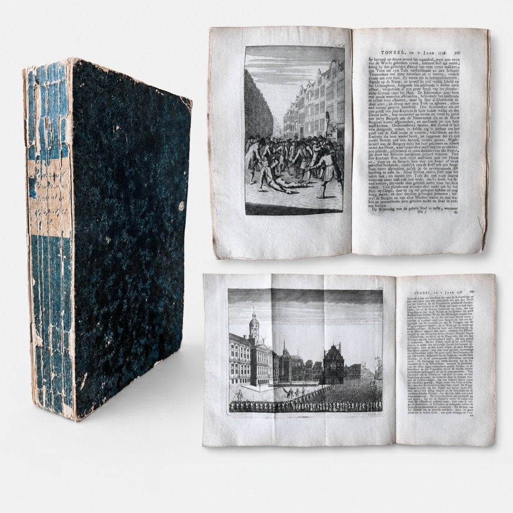 (1749) Nederlands Wonder-toneel – Tweede Deel – met prenten, Verzenden, Onbekend