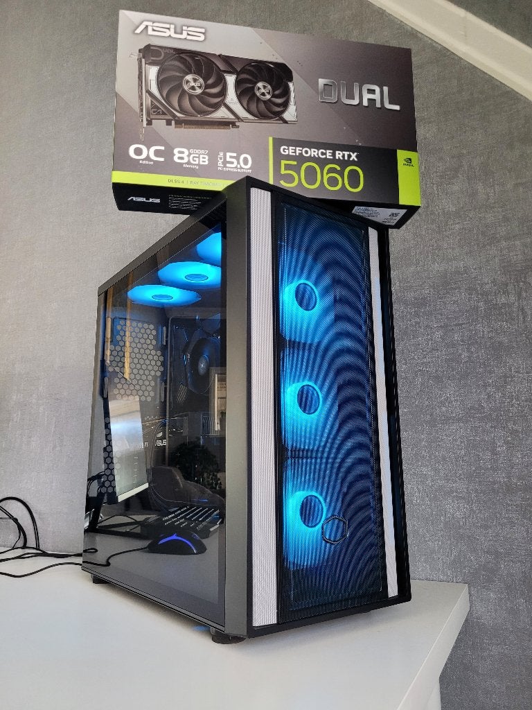 🟦  Game PC - Ryzen 5 - RTX 5060 - 16 GB - SSD 🟦, Computers en Software, Desktop Pc's, Ophalen, Custom Gaming Pc, AMD Ryzen 5
