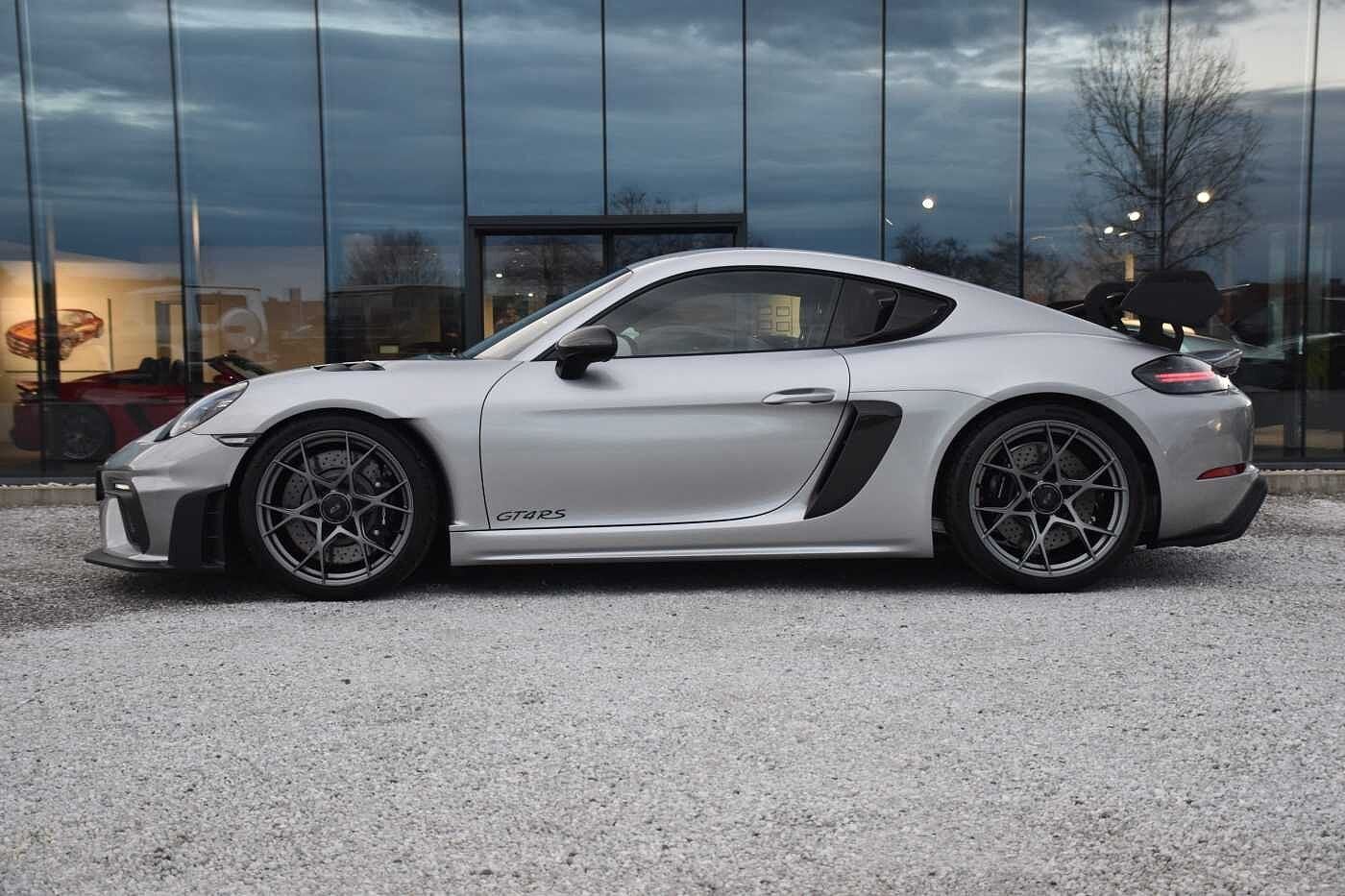 Porsche 718 Cayman GT4RS Weissach Clubsport Lift, Autos, Porsche, Argent ou Gris, Achat, 3996 cm³, Euro 6