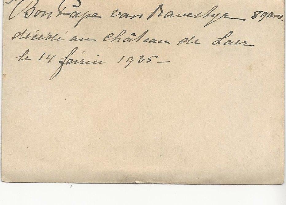 1935 foto overledene laarhof schelle van ravestyn, Gebruikt, Foto, Ophalen of Verzenden, Voor 1940