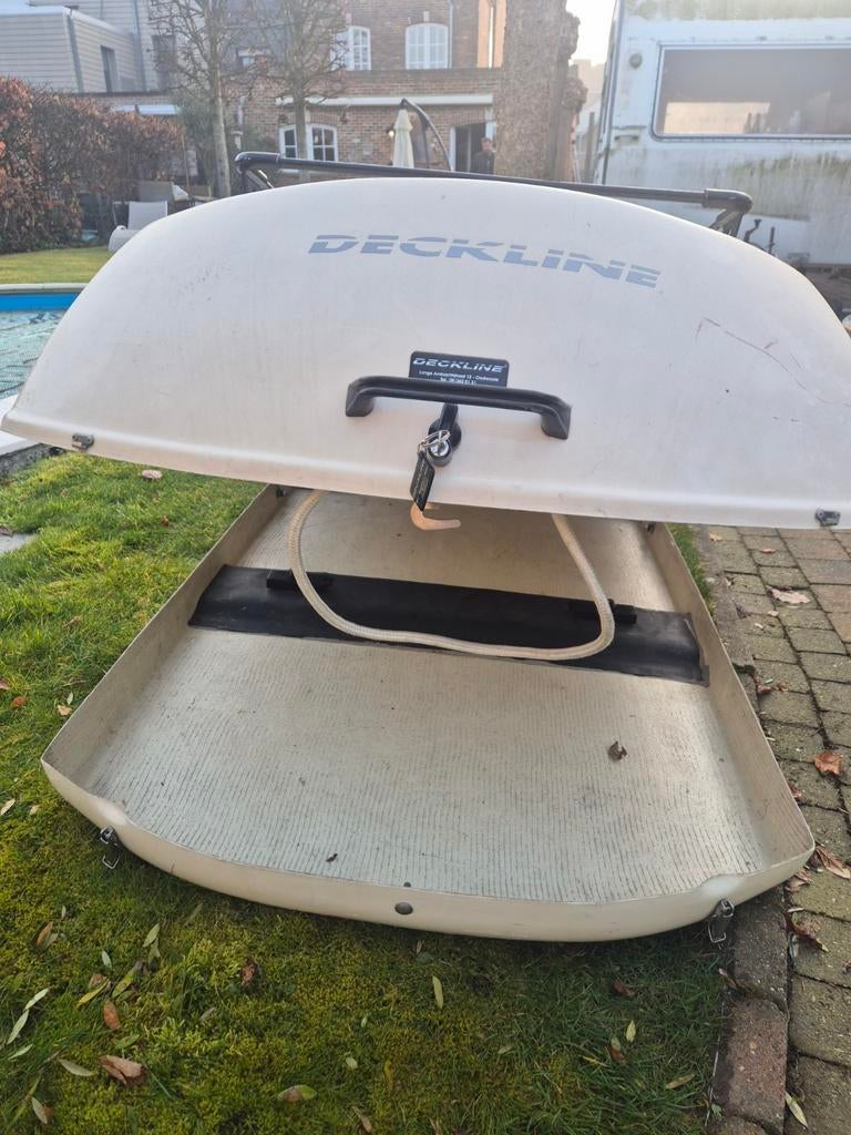 Deckline dakkoffer met slot en sleutel – ideaal voor caravan, Autos : Divers, Coffres de toit, Enlèvement