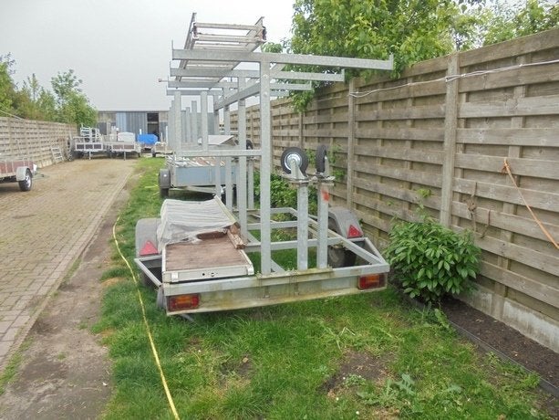 Opruiming Losse stegeronderdelen en steigerwagens vanaf 25 €, Doe-het-zelf en Bouw, Steigers, Ophalen, Gebruikt