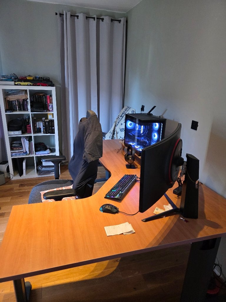 bureau en angle 150*200, Ophalen, Demontabel, 155 cm, Hout