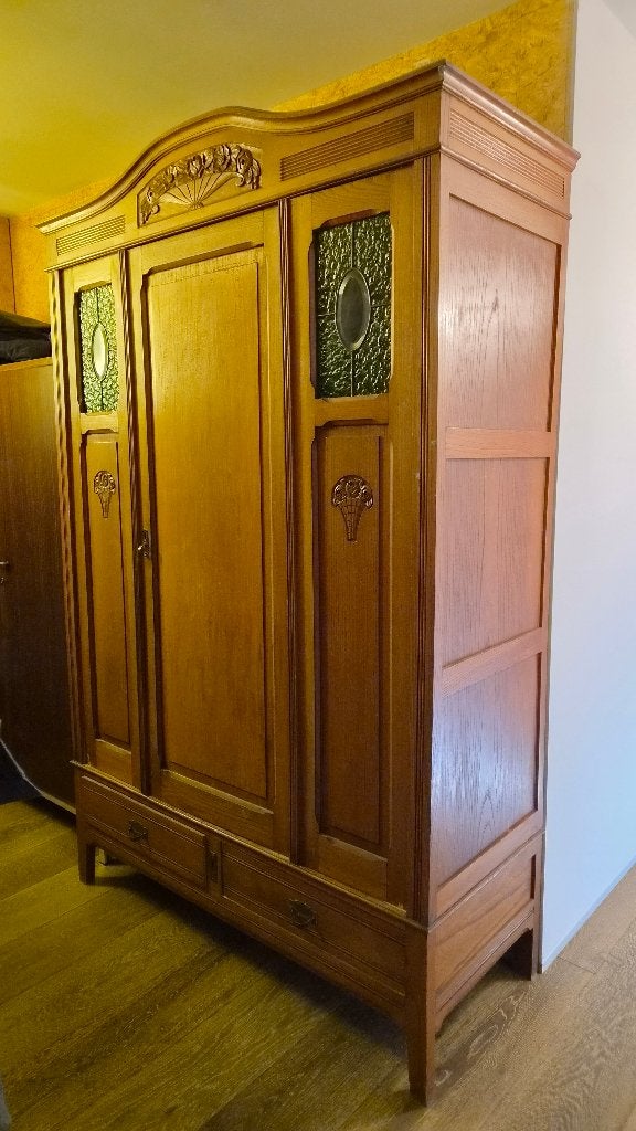 Oude kleerkast, Huis en Inrichting, Ophalen, Gebruikt, Overige houtsoorten, 50 tot 75 cm