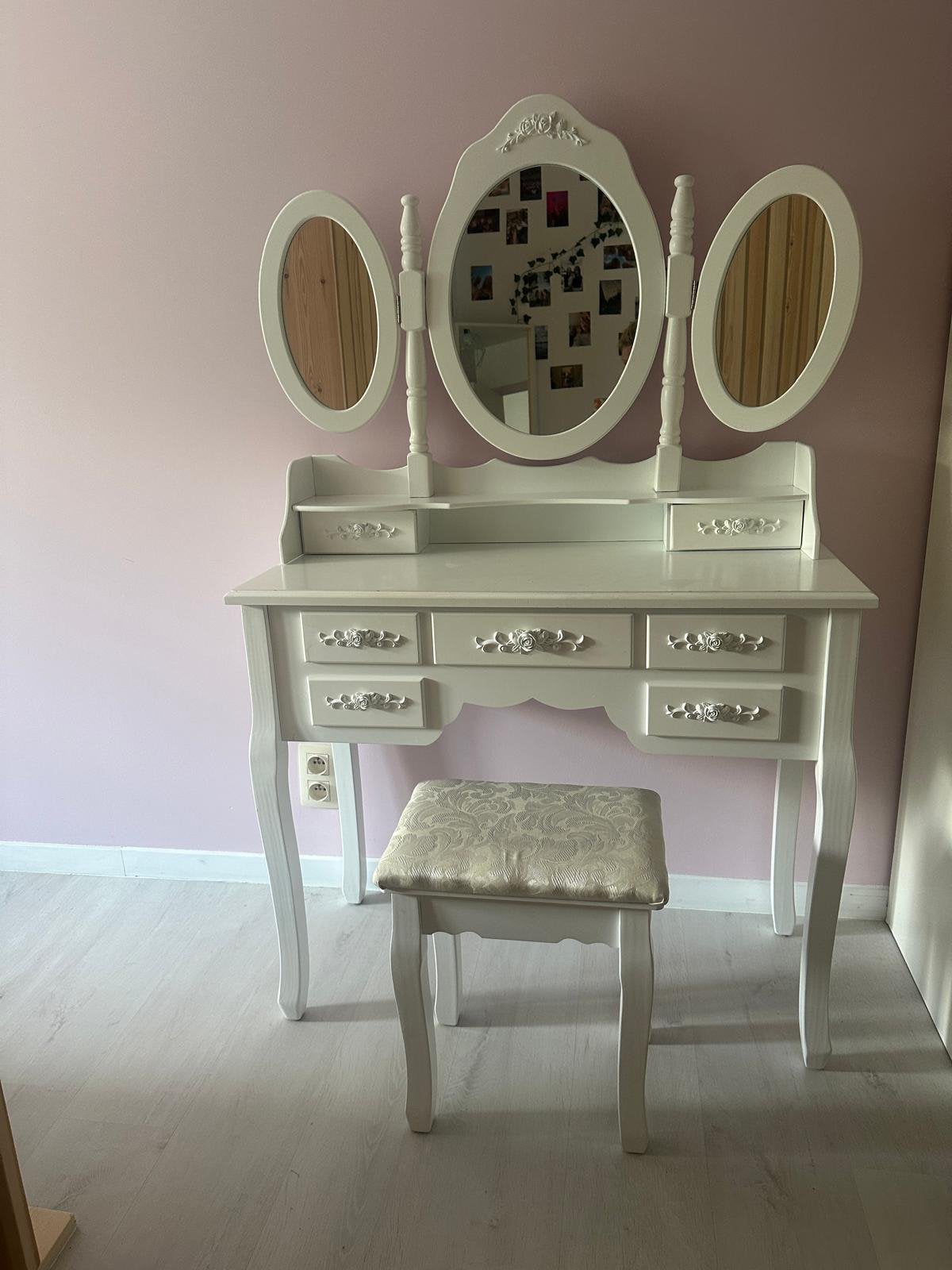 Make-up tafel, Ophalen, Gebruikt, 100 tot 150 cm, 50 tot 100 cm