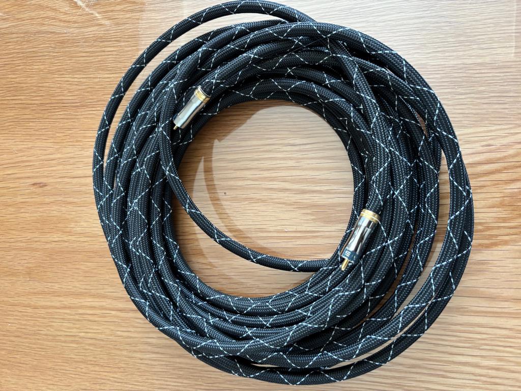 SVS subwoofer kabel 12m, Enlèvement ou Envoi, Comme neuf, 10 mètres ou plus, Câble de haut-parleur