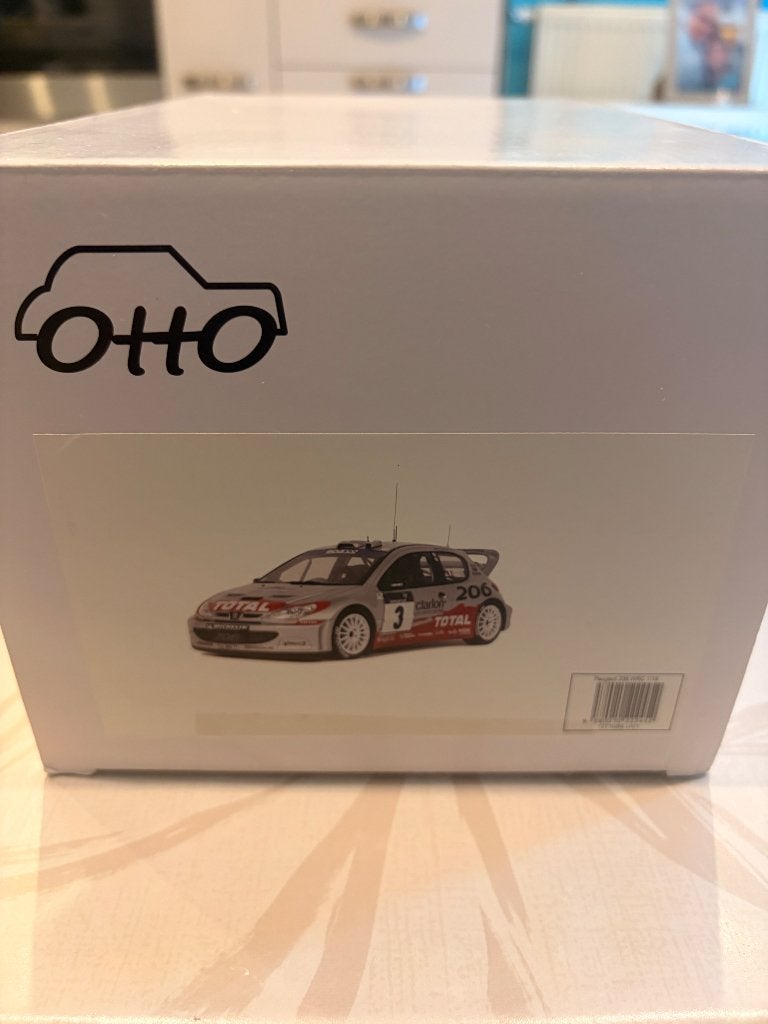 Peugeot 206 kit car 1/18 Ottomobile, Hobby & Loisirs créatifs, Voitures miniatures | 1:18, Enlèvement ou Envoi, Comme neuf, Voiture