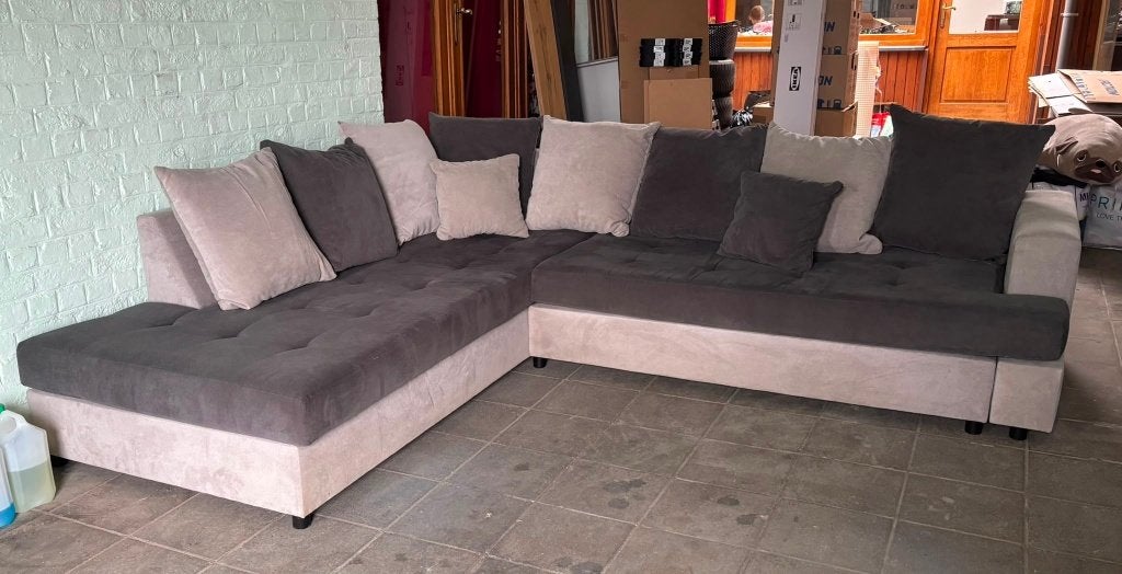 Fauteuil d'angle, Maison & Meubles, Canapés | Coins salons complets, Enlèvement, Comme neuf, Tissus, Récent