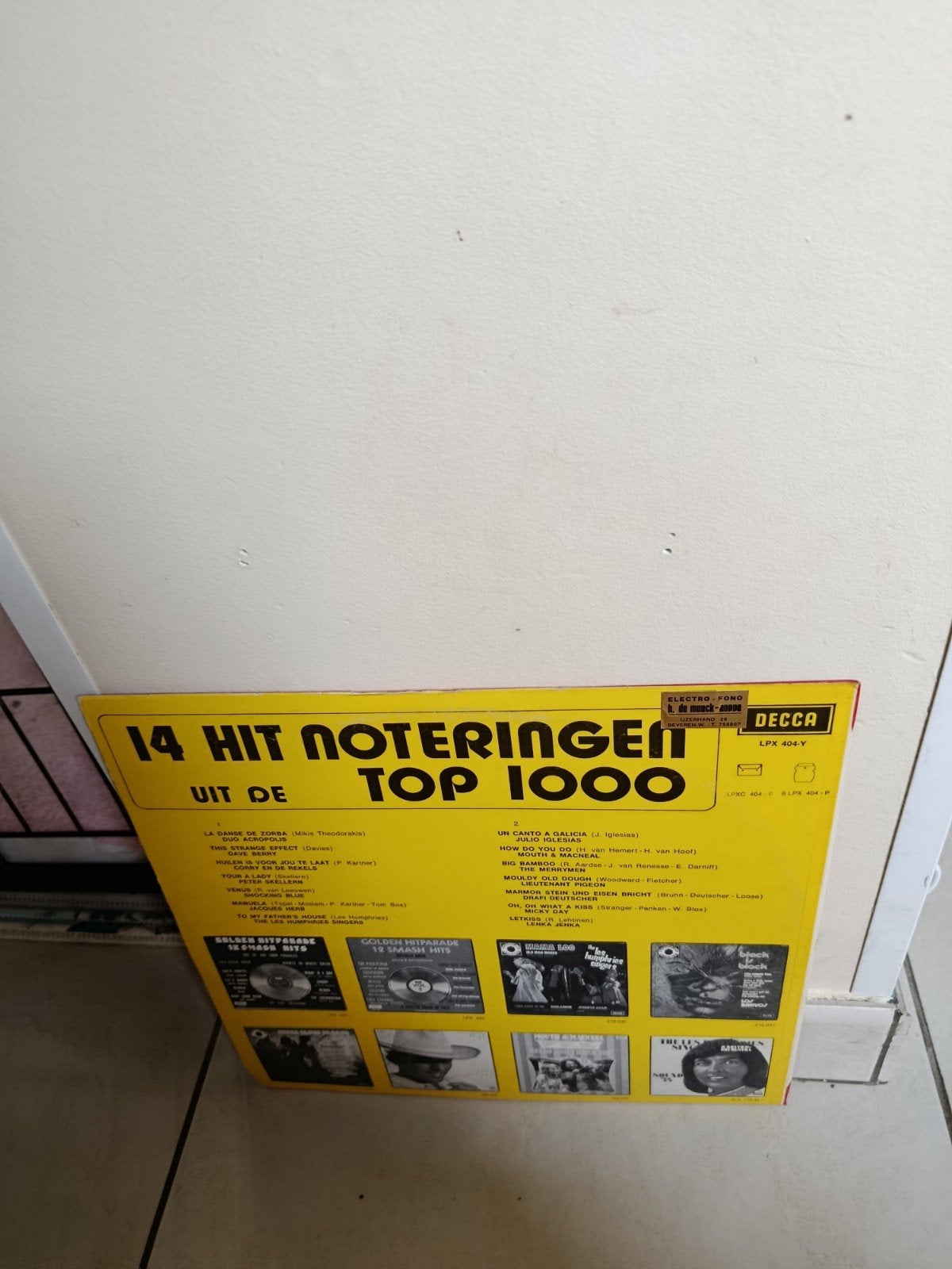Lot 14 Vinyl Platen, Ophalen