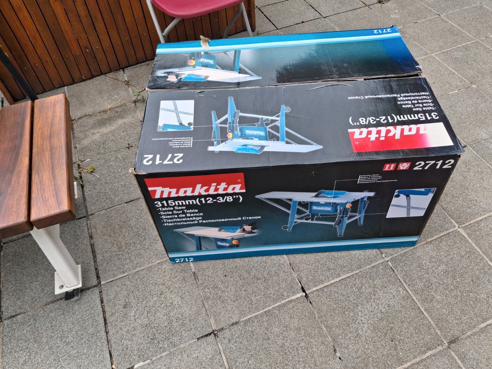 makita 2712 bouwcirkelzaag 315 mm 2000W, Doe-het-zelf en Bouw, Gereedschap | Zaagmachines, Ophalen, Gebruikt, 1200 watt of meer