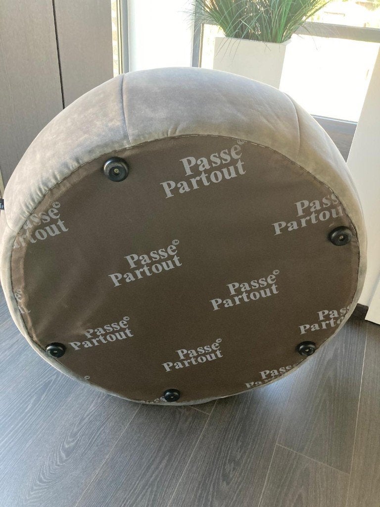 Poef Passe Partout, Rond, Comme neuf, Enlèvement, Modern