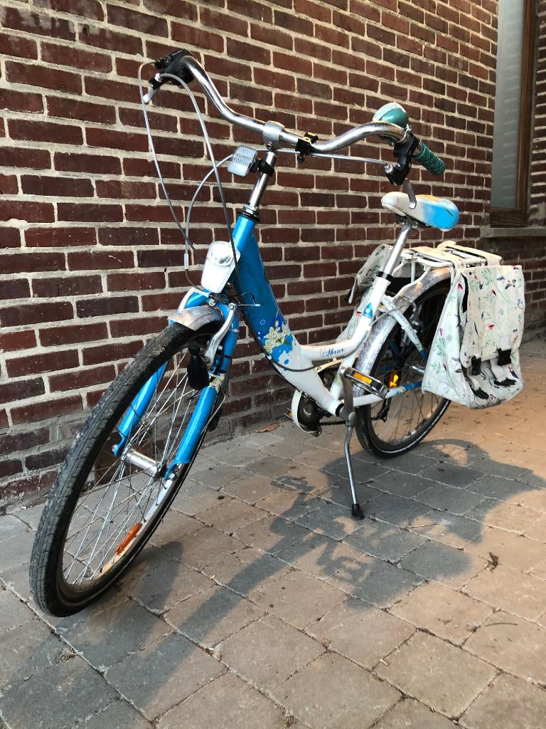 kinderfiets-meisjes (18"), Ophalen, Gebruikt, 22 inch, Versnellingen