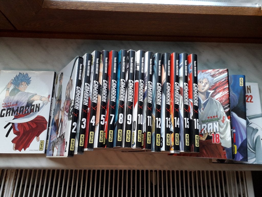 Manga Gamaran (19 tomes) (rare), Enlèvement, Comme neuf
