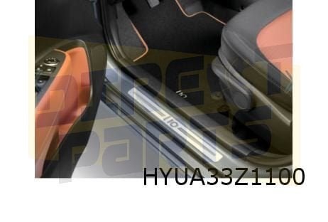 Hyundai i10 Instaplijsten (4 stuks)  tekst ''i10'' Origineel, Autos : Pièces & Accessoires, Neuf, -, -, Hyundai