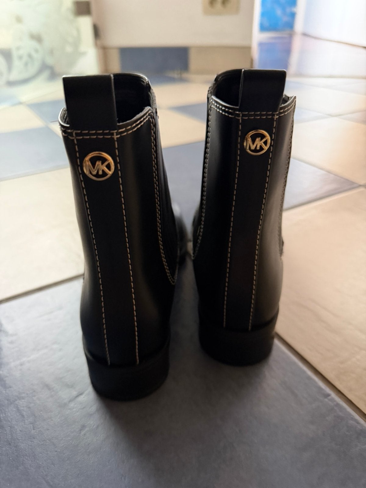 Michel kors laarzen, Verzenden, Zo goed als nieuw, Zwart