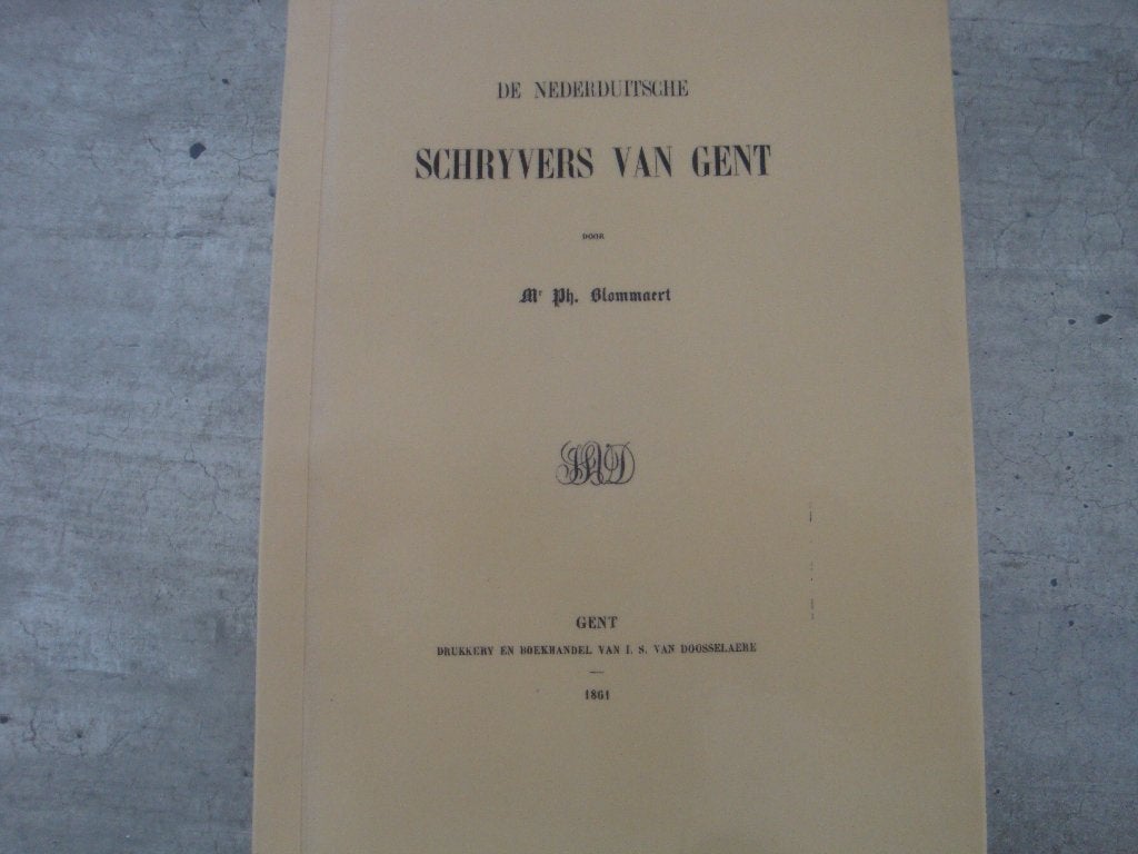 DE NEDERDUITSCHE SCHRIJVERS VAN GENT, Enlèvement ou Envoi, Utilisé