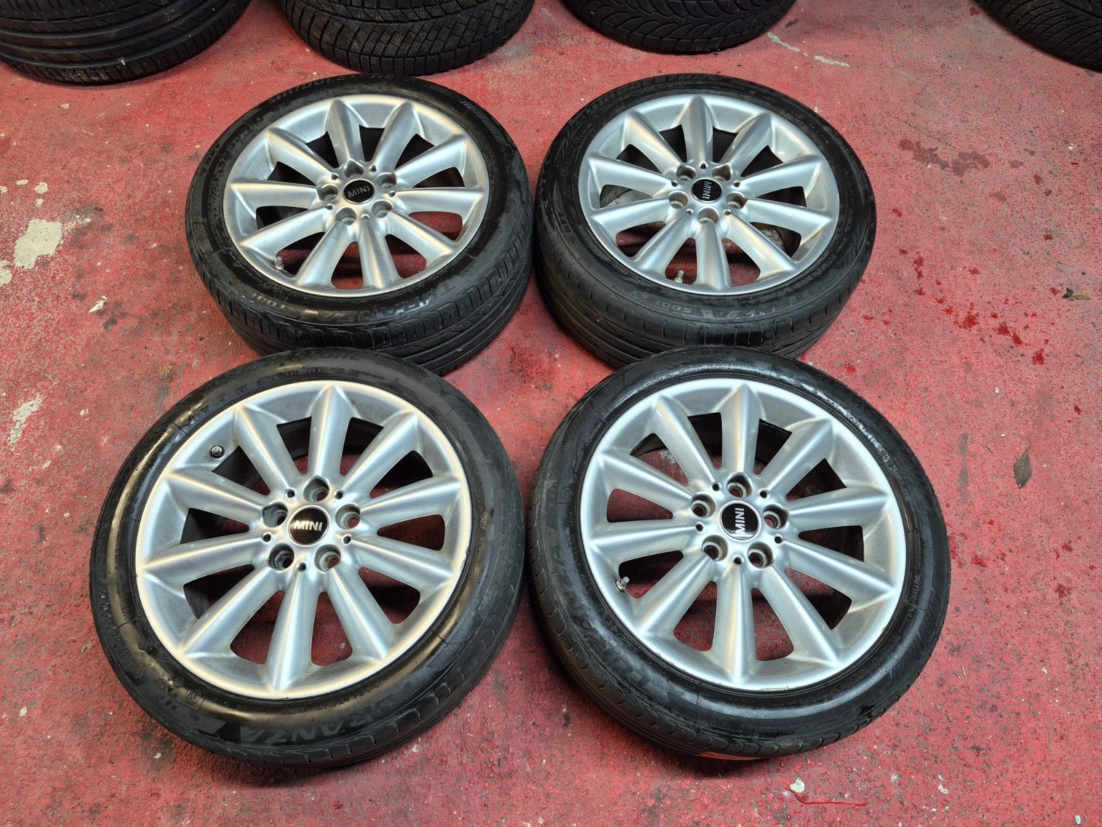 jantes origine MINI 17" kit Clubman F54 + capteurs, Enlèvement, Utilisé, BMW