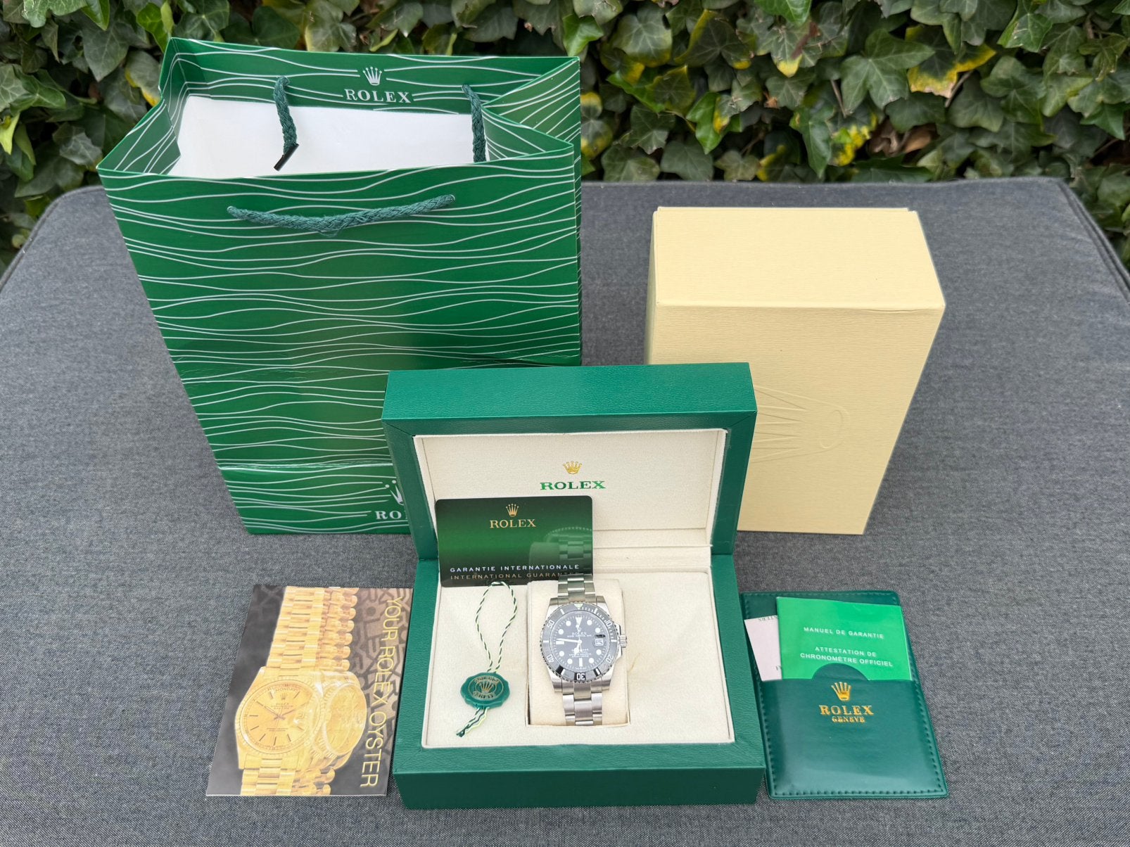 Rolex Submariner noir, Rolex, Enlèvement ou Envoi, Acier, Acier