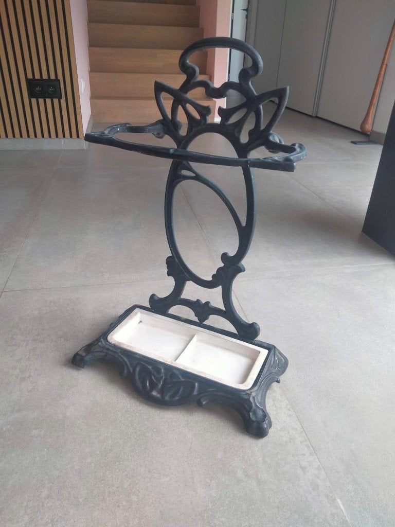 Jugendstil Art Nouveau stijl metalen paraplubak, Antiek en Kunst, Antiek | Woonaccessoires, Ophalen of Verzenden
