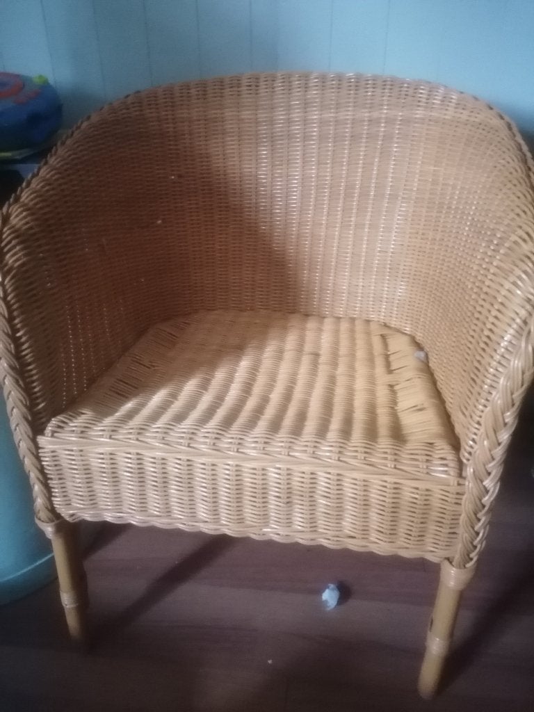 Rieten zetel, Huis en Inrichting, Ophalen