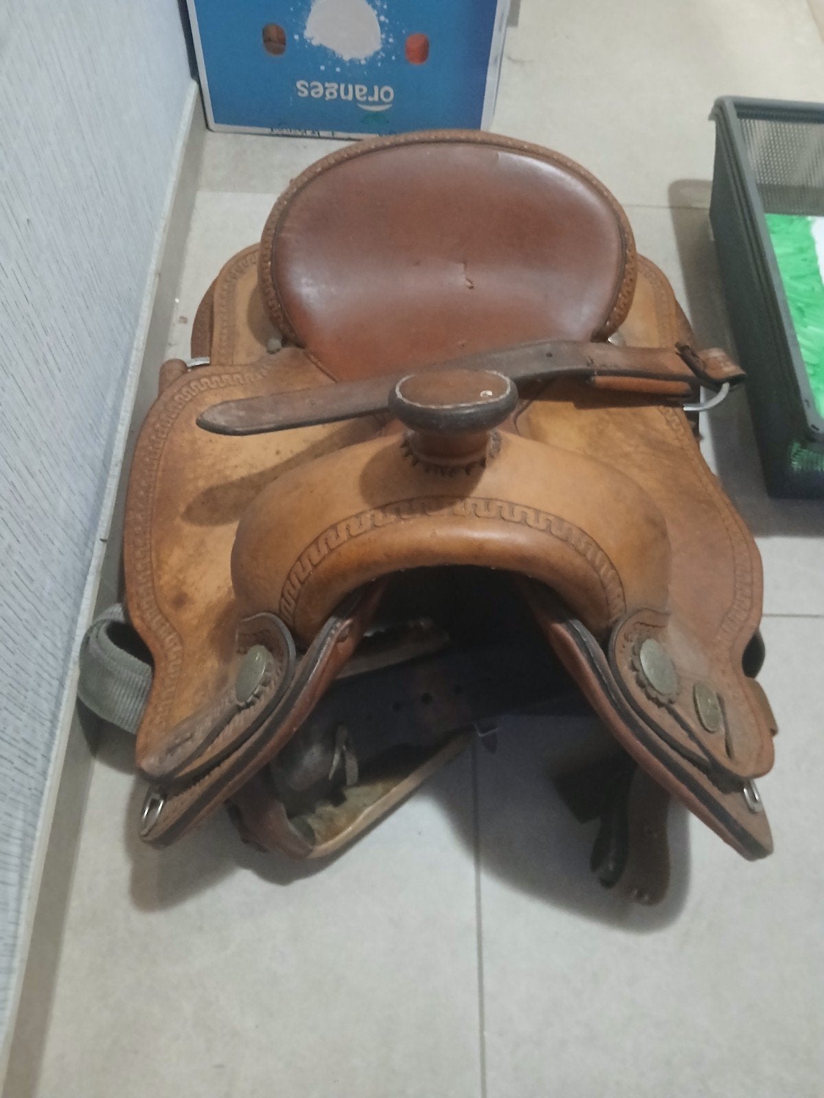quarter horse zadel, Dieren en Toebehoren, Ophalen