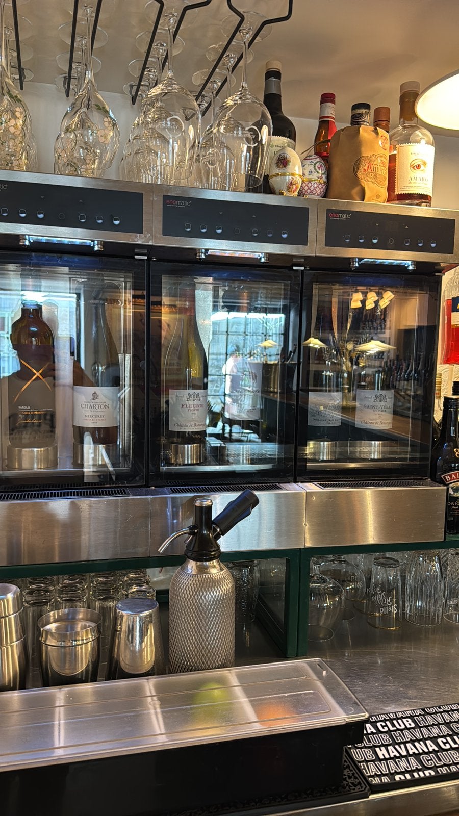 Enomatic « Eno-One », Enlèvement, Utilisé, Installation pour bar