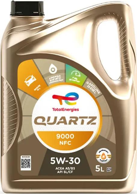 Huile moteur TotalEnergies Quartz 9000 NFC 5W-30 – 5L, Autos : Divers, Enlèvement ou Envoi
