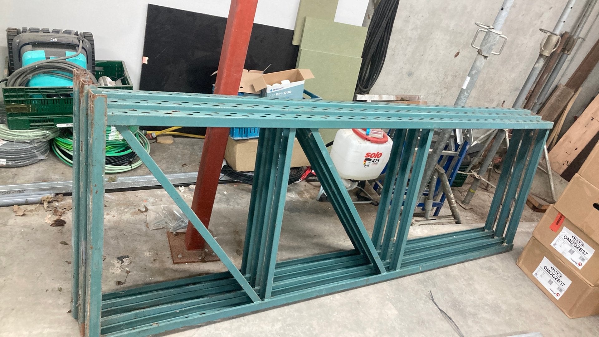 Palletten rek, Ophalen