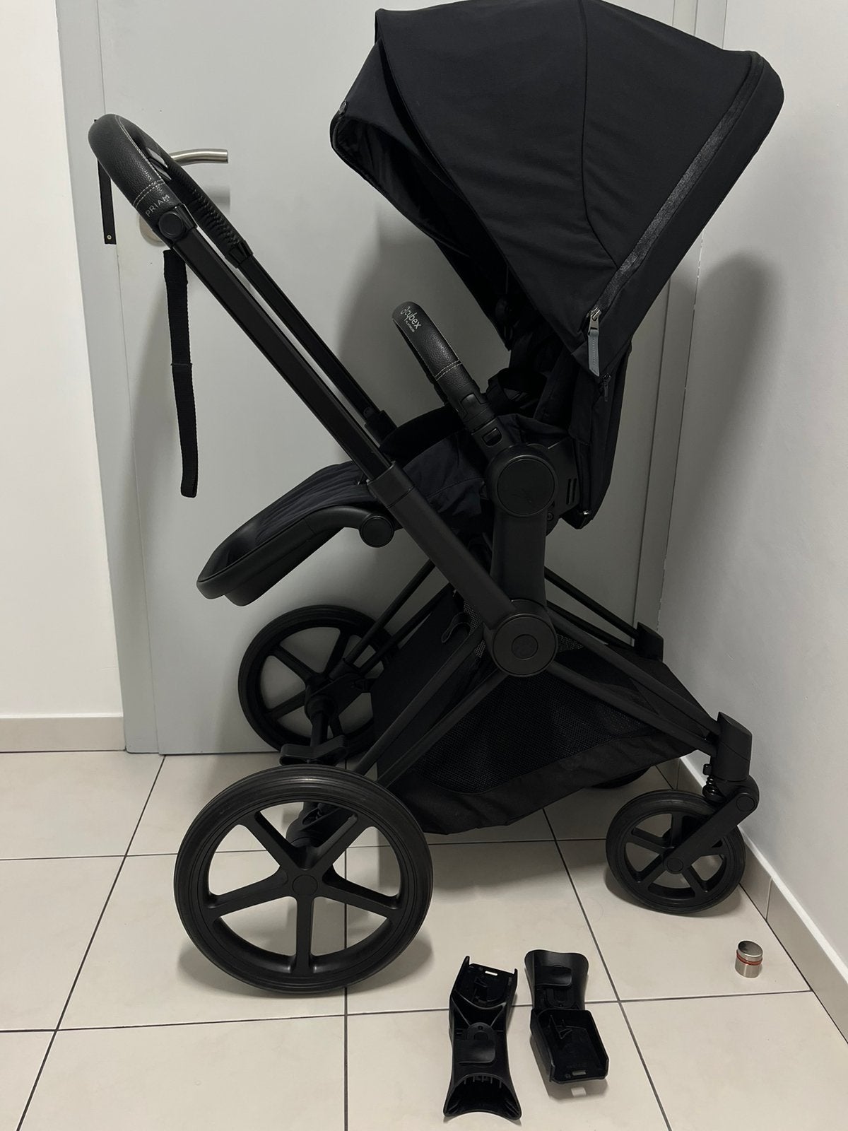 Cybex Priam4 Luc black 3en1 Comme neuf, Enfants & Bébés, Enlèvement, Comme neuf