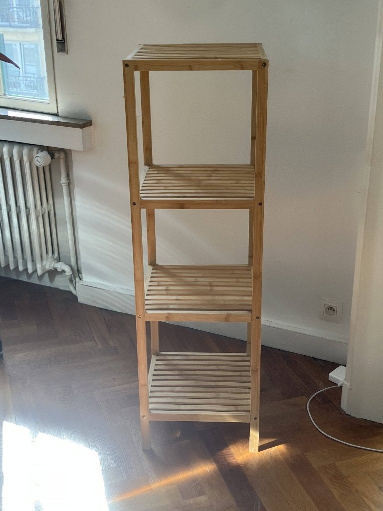 Bamboe opbergrek 35x35x115, Ophalen, Gebruikt